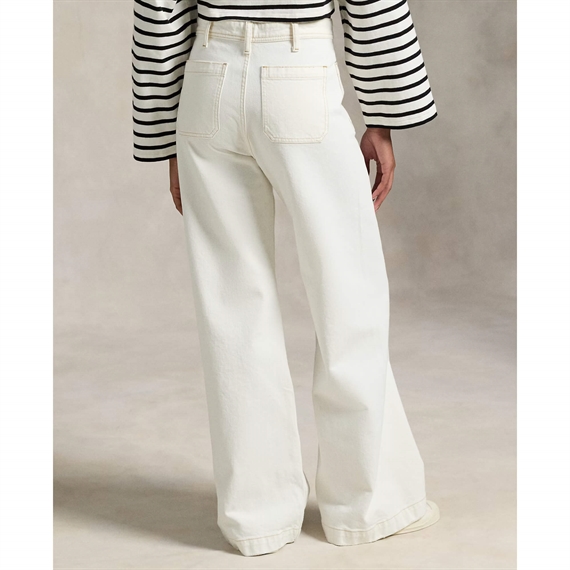 Polo Ralph Lauren Denim Wide-Leg Sailor Bukser, Luizia Wash